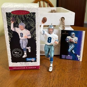 Hallmark Keepsake Ornament “Troy Aikman Football Legends” - 1996 VINTAGE